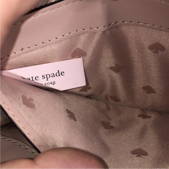 Kate Spade embossed logo Blush Pink Continental Wallet EUC - Picture 10 of 10